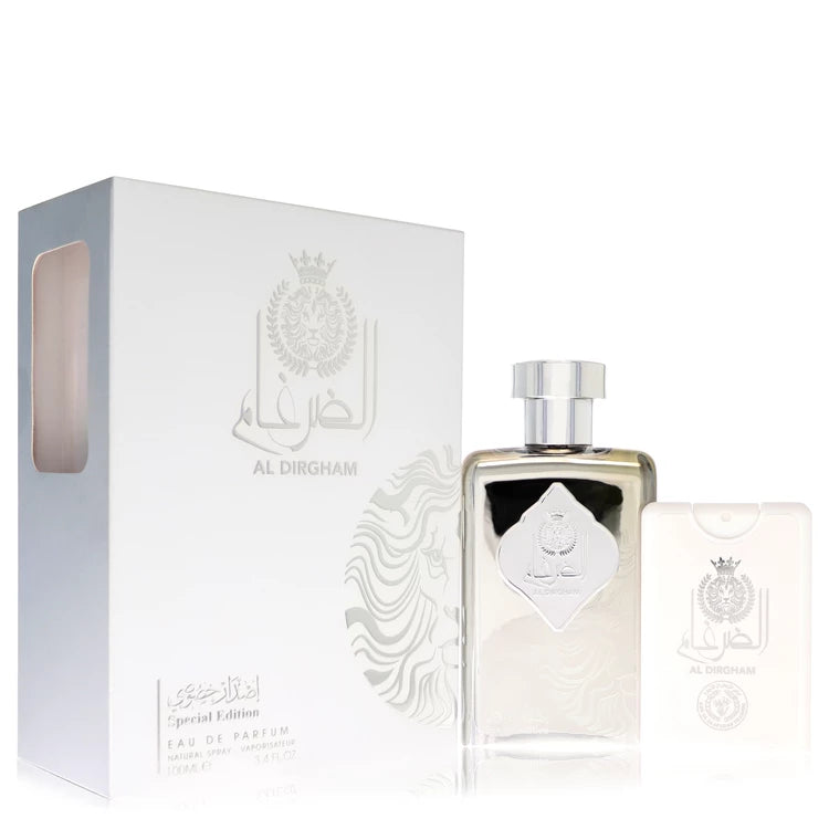 Ard Al Zaafaran Al Dirgham Eau De Parfum Spray +.65 Mini EDP Spray (Special Edition Unisex) By Al Zaafaran 3.4 oz Eau De Parfum Spray +.65 Mini EDP Spray