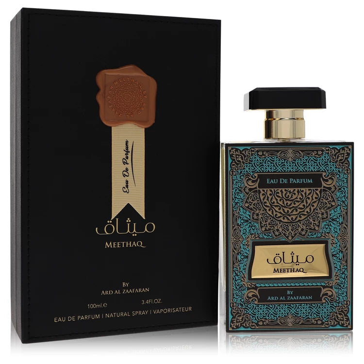 Ard Al Zaafaran Meethaq Eau De Parfum Spray (Unisex) By Al Zaafaran 3.4 oz Eau De Parfum Spray