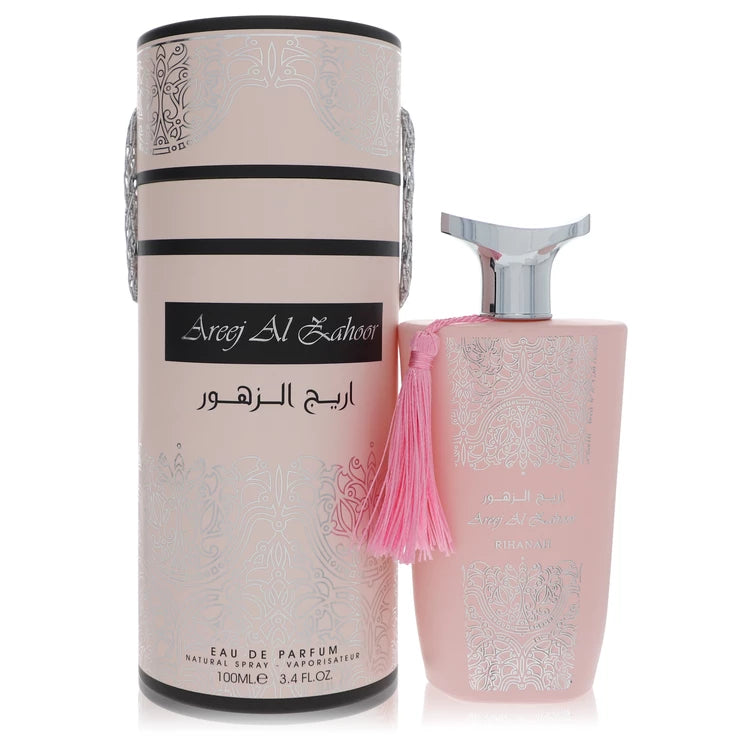 Areej Al Zahoor Eau De Parfum Spray By Rihanah 3.4 oz Eau De Parfum Spray