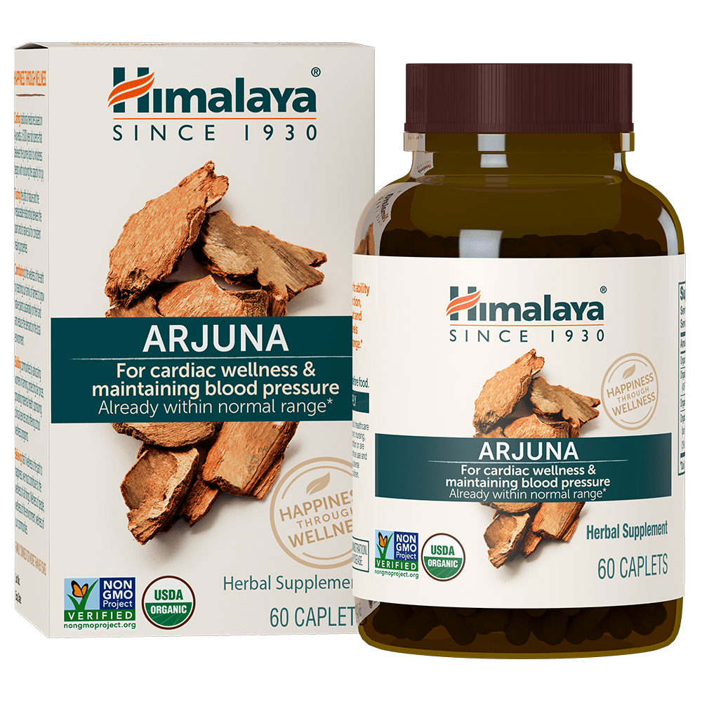 Himalaya Wellness    Himalaya Herbs Arjuna (Bilingual)    Container Size: 60 Count    Each