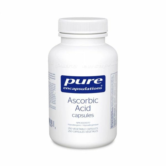 PURE ENCAPSULATIONS_Ascorbic Acid Capsules _250 caps 
