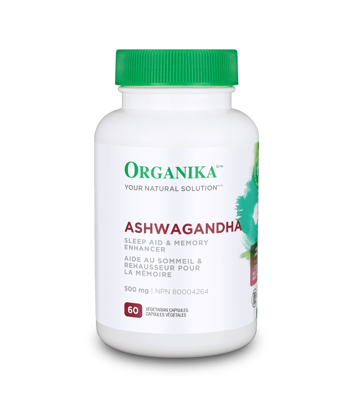 Organika   ASHWAGANDHA 500MG 60VCAP