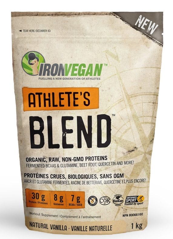 Iron Vegan Athletes Blend   1kg Vanilla