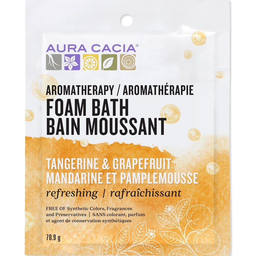Aura Cacia   Tangerine/Grapefruit Foam Bath 6 x 71g