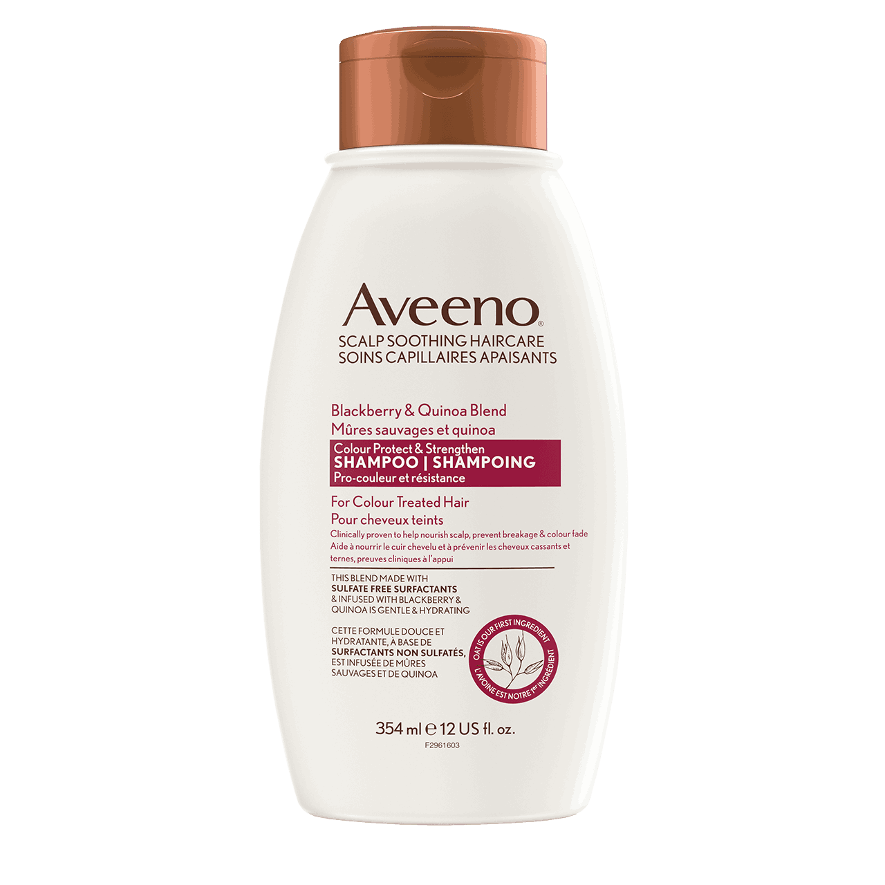 AVEENO BLACKBERRY QUINOA SHP 354ML