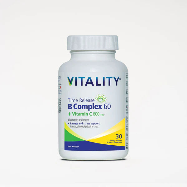 Vitality Products Inc.   Time Release B60mg+C600mg 30tab