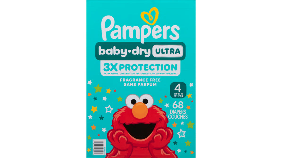 PAMPERS BABY DRY MEGA DIAPERS SIZE-4 68