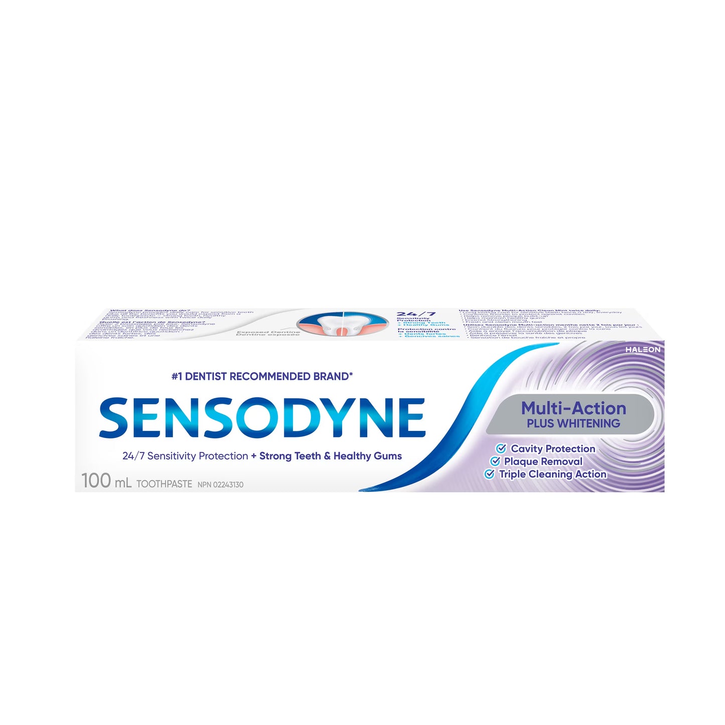 TOOTHPASTE SENSODYNE MULTI-ACTION PLUS WHITE 100ML TOOTHPASTE