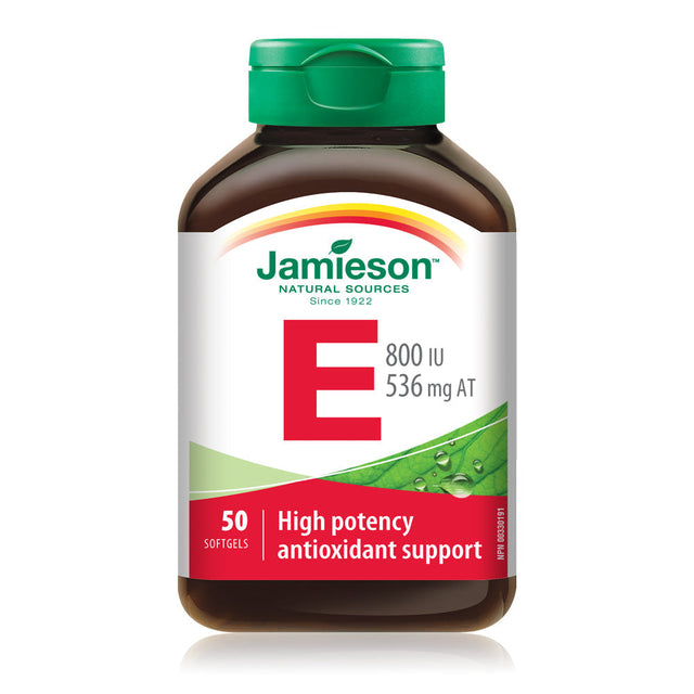 Jamieson    JMS Vitamin E 800IU 50's    50Softgels
