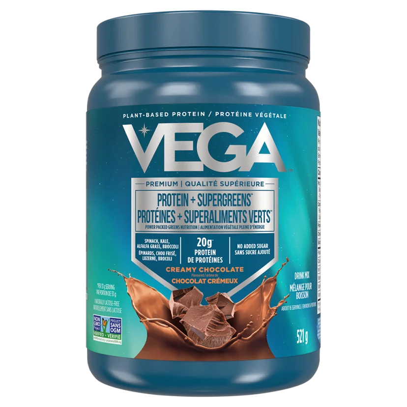 Vega Protein & Supergreens Chocolate (521g)