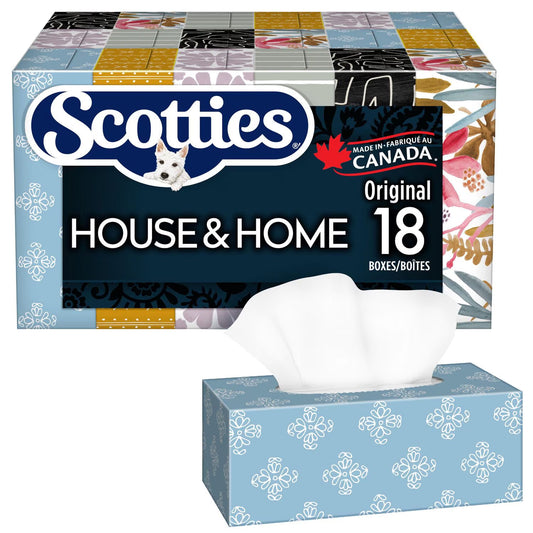 SCOTTIES FACIAL TISSUE 2 PLY 12X126 pack of 4
