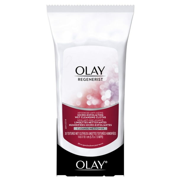 OLAY REGENERIST CLEANSING CLOTH EXFOLIATING 30