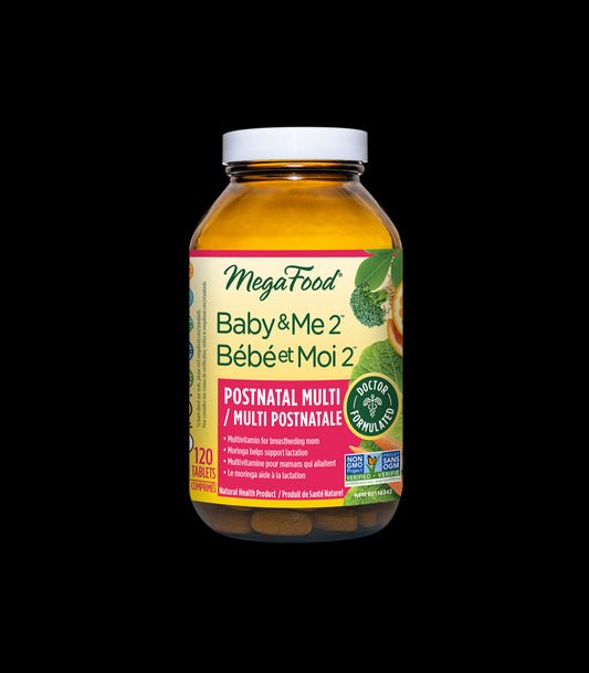 MEGA FOOD   BABY & ME2  POSTNATAL MULTI 120TABS