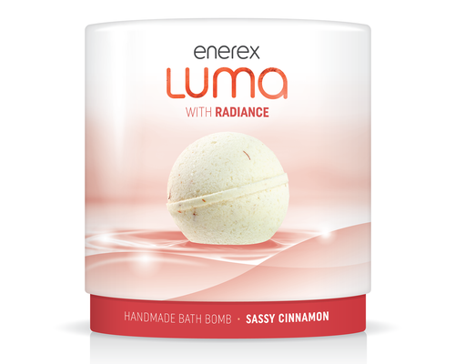 ENERX LUMA   BATH BOMB SASSY  CINNAMON