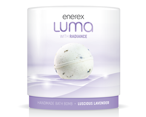 ENERX LUMA   BATH BOMB LUSCIOUS LAVENDER