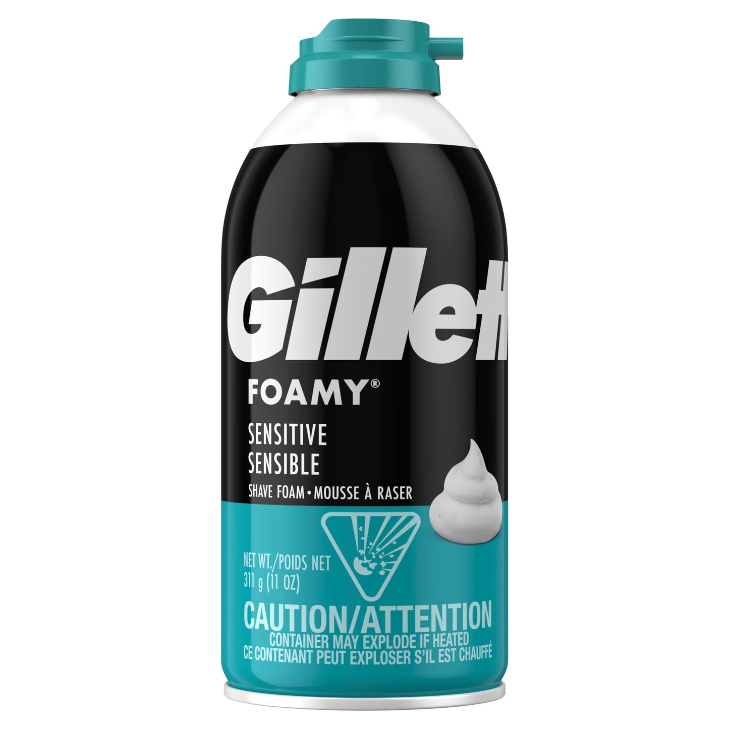 GILLETTE FOAMY SHAVE SENSITIVE SKIN 311G AEROSOL