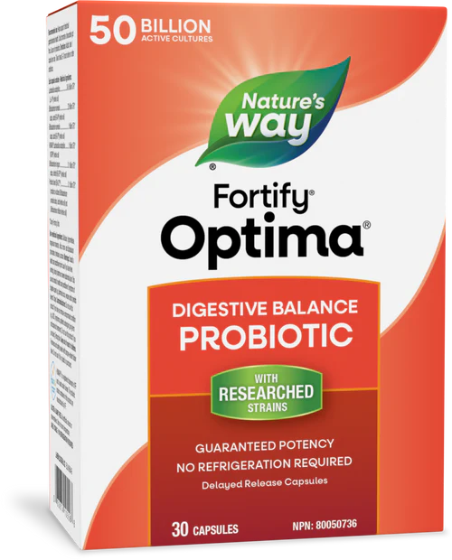 Nature's Way - Fortify® Optima Digestive 50 Billion - 30 Veg Caps