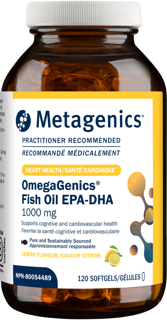 Metagenics OmegaGenicsFish Oil EPA-DHA 1000 mg 120 SG   120Capsules