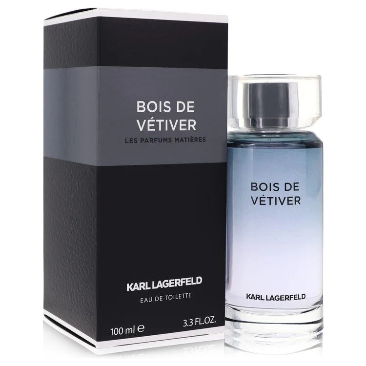 Bois De Vetiver Eau De Toilette Spray By Karl Lagerfeld 3.3 oz Eau De Toilette Spray