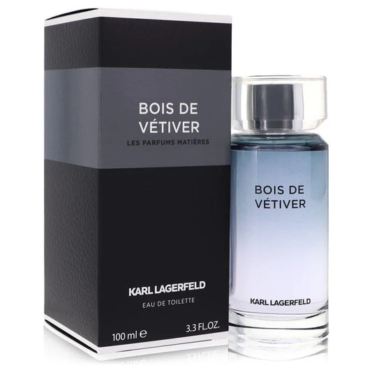 Bois De Vetiver Eau De Toilette Spray By Karl Lagerfeld 3.3 oz Eau De Toilette Spray