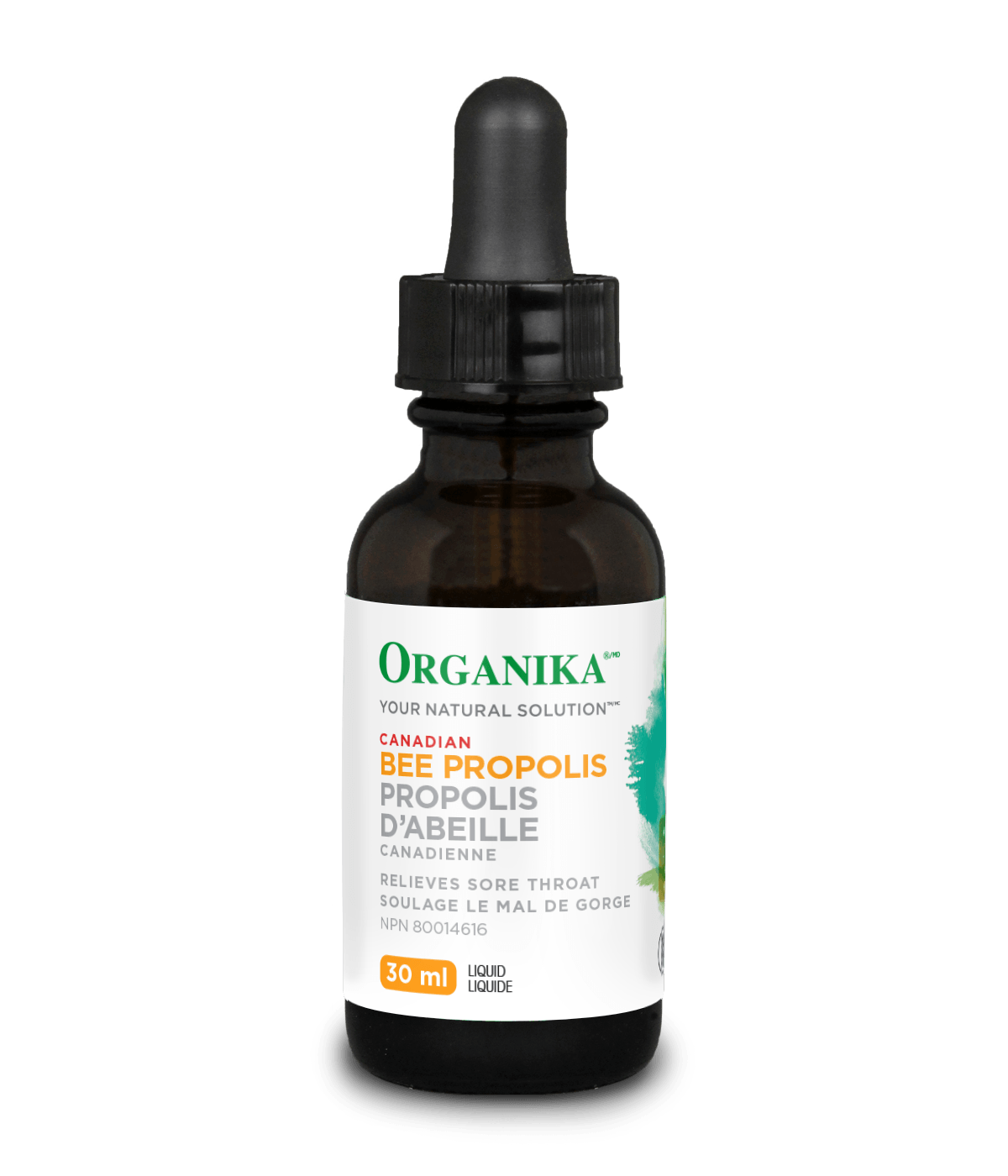Organika   BEE PROPOLIS LIQUID ALCOHOL FREE DROPPER 30ML