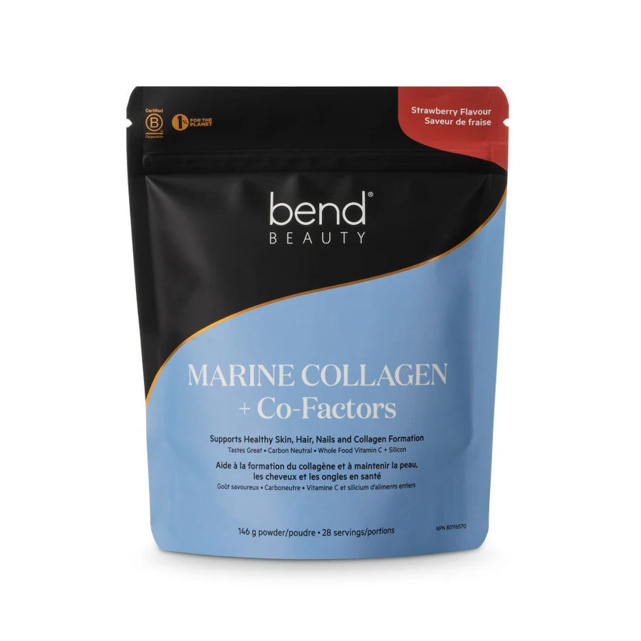 Bend - Marine Collagen  + Co-Factors Stawberry - 146g powder