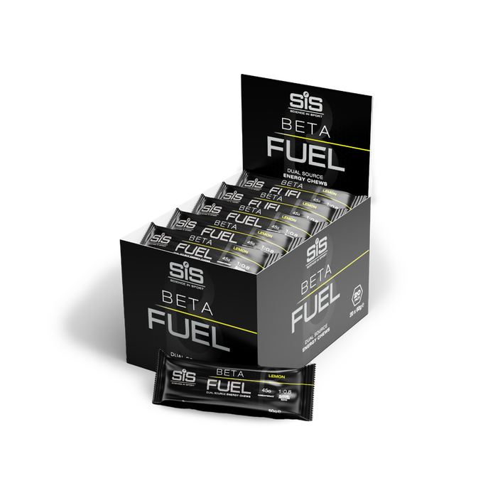 Science In Sport   Beta Fuel Energy Chew Bar, Lemon 20 x 60g