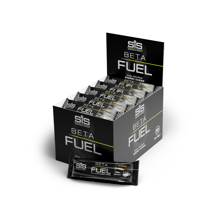 Science In Sport   Beta Fuel Energy Chew Bar, Orange 20 x 60g