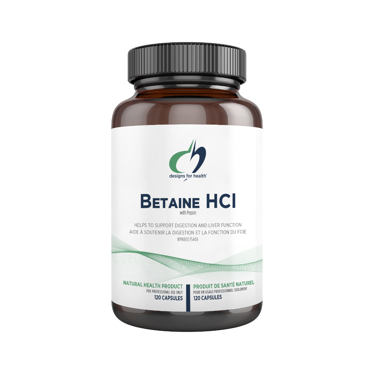 Designs For Health   Betaine HCl   120Capsule
