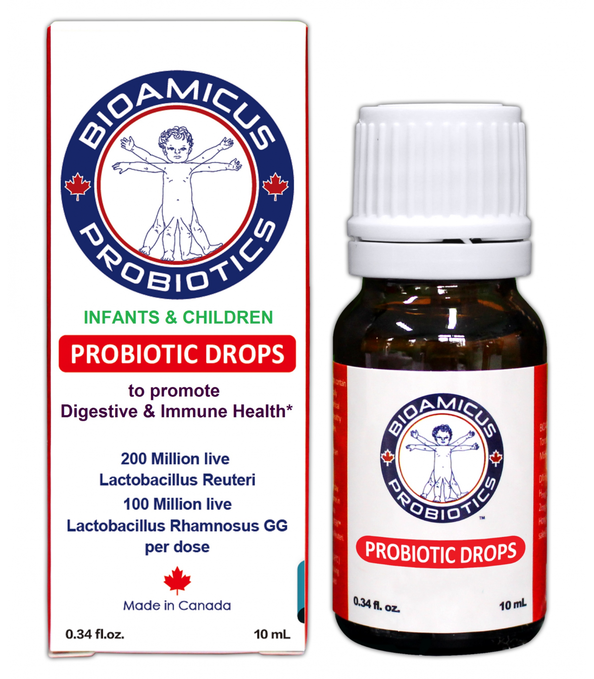 BIOAMICUS   PROBIOTIC DROPS FOR KIDS, 10ml