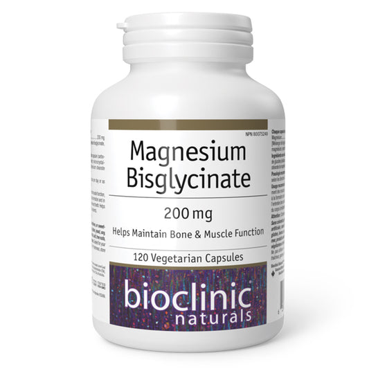 BioClinic   Magnesium Bisglycinate 200 mg   120 V-caps