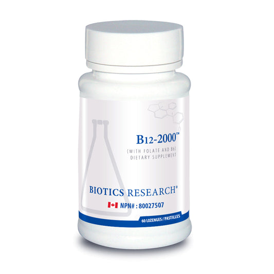 BIOTICS - B12 2000 - 60 Lozenges