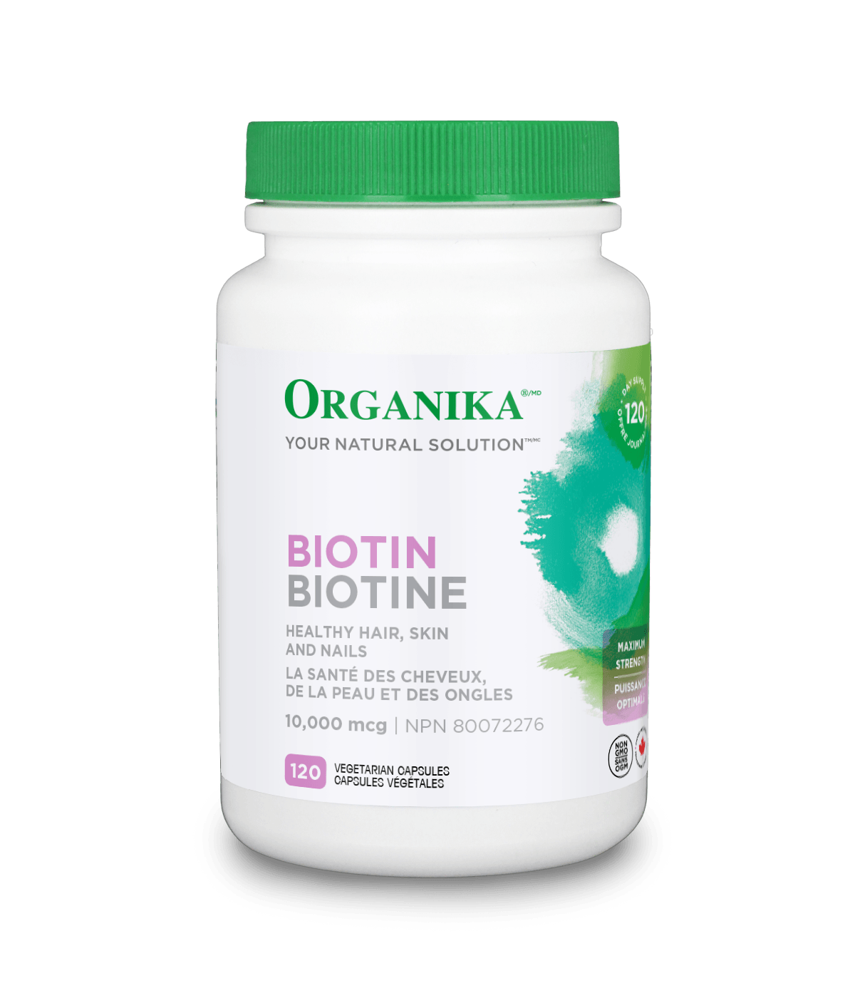 Organika   BIOTIN 10000MCG 120CAP
