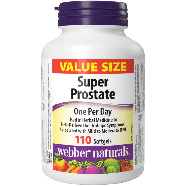Webber Naturals - Super Prostate Value Size - 110 Softgels