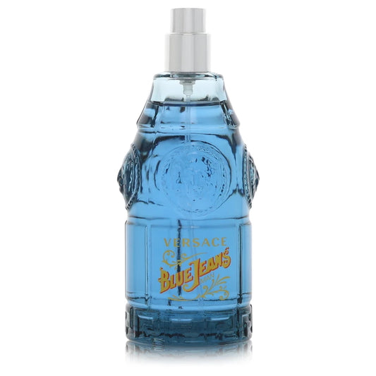 Blue Jeans Eau De Toilette Spray (Tester New Packaging) By Versace 2.5 oz Eau De Toilette Spray