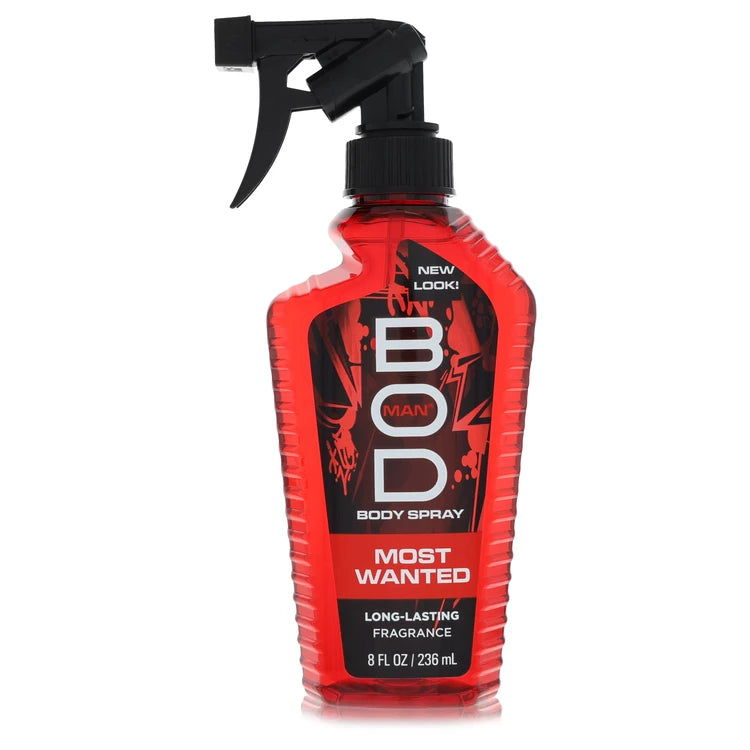 Bod Man Most Wanted Fragrance Body Spray By Parfums De Coeur 8 oz Fragrance Body Spray