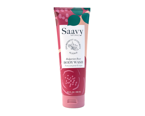 SAAVY NATURALS    Bulgarian Rose Body Wash 250mL
