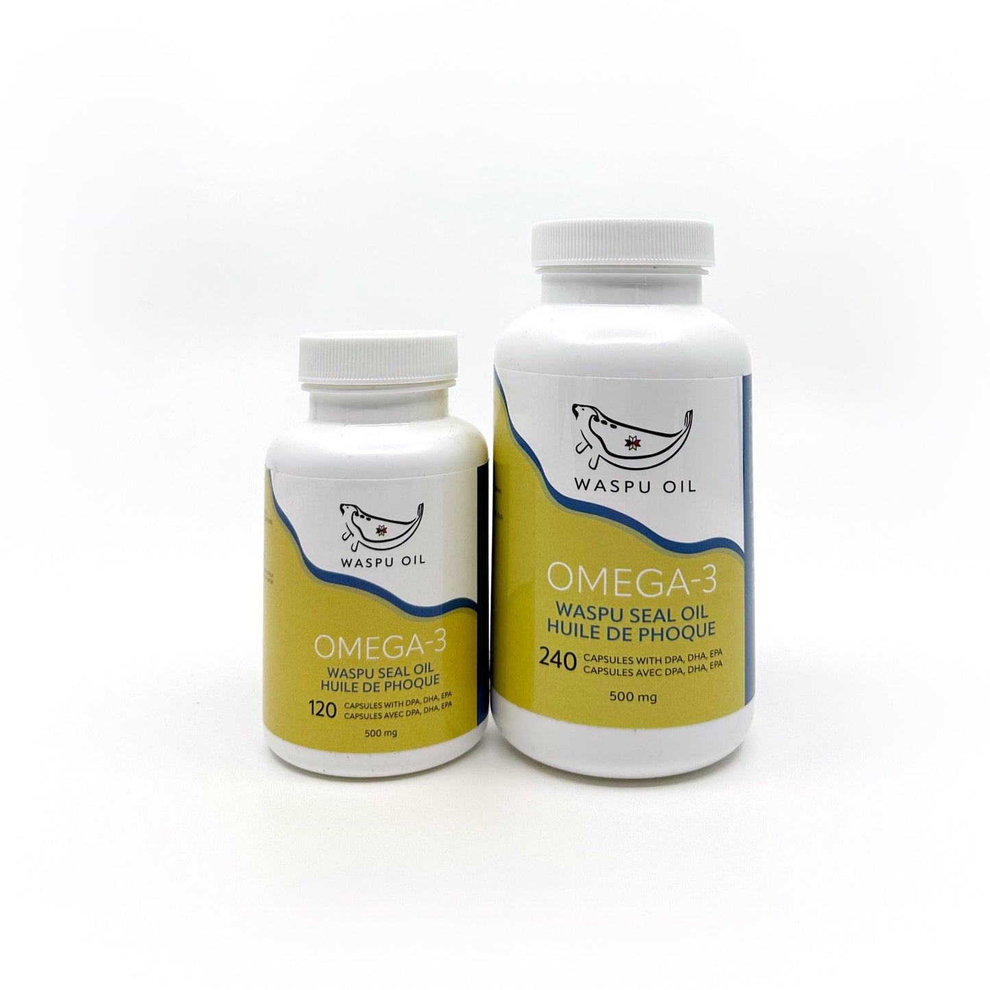 Omega-3 Waspu Oil 500 MG 120 Softgels