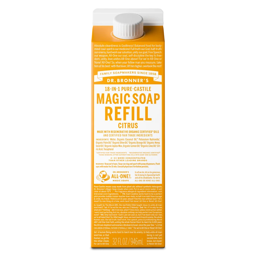 Dr. Bronner's - Organic Citrus Soap Refill 946mL