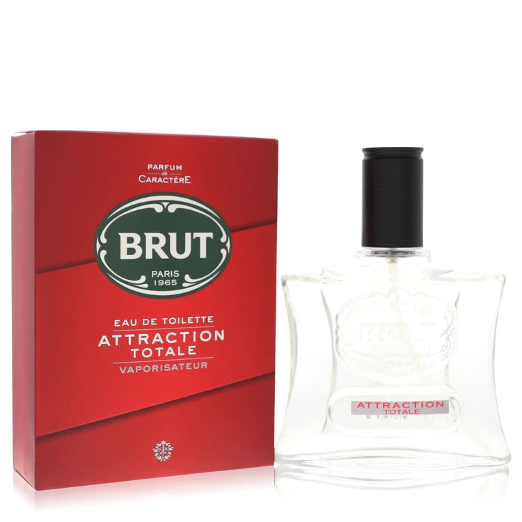 Brut Attraction Totale Eau De Toilette Spray By Faberge 3.4 oz Eau De Toilette Spray
