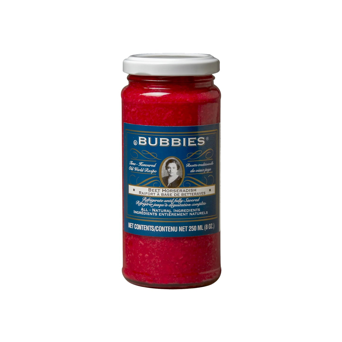 BUBBIES OF SAN FRANCISCO -  Beet Horseradish (NGM/gluten free)    250ml