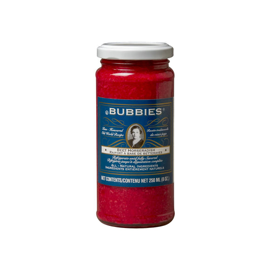 BUBBIES OF SAN FRANCISCO -  Beet Horseradish (NGM/gluten free)    250ml