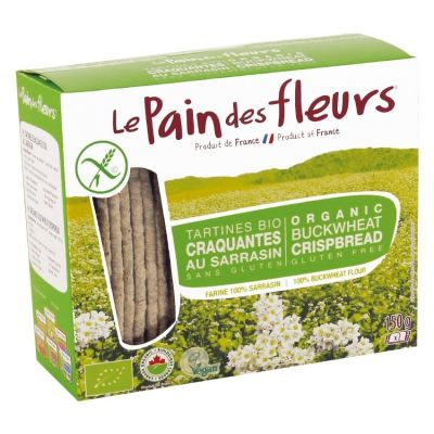 LE PAIN DES FLEURS - Crispbread, Buckwheat, Organic (gluten free/NGM)    150g