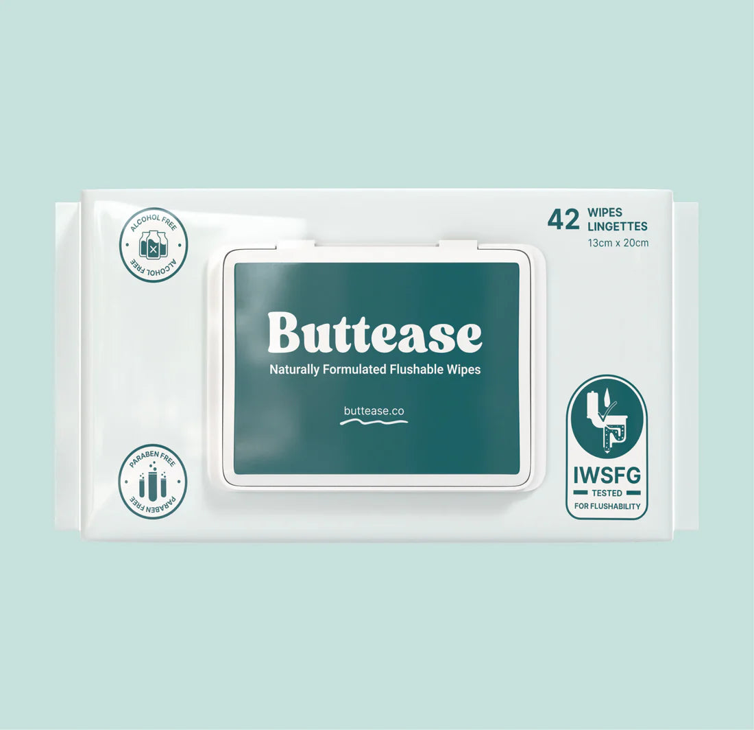 Buttease Naturally Wipes 42Wipes