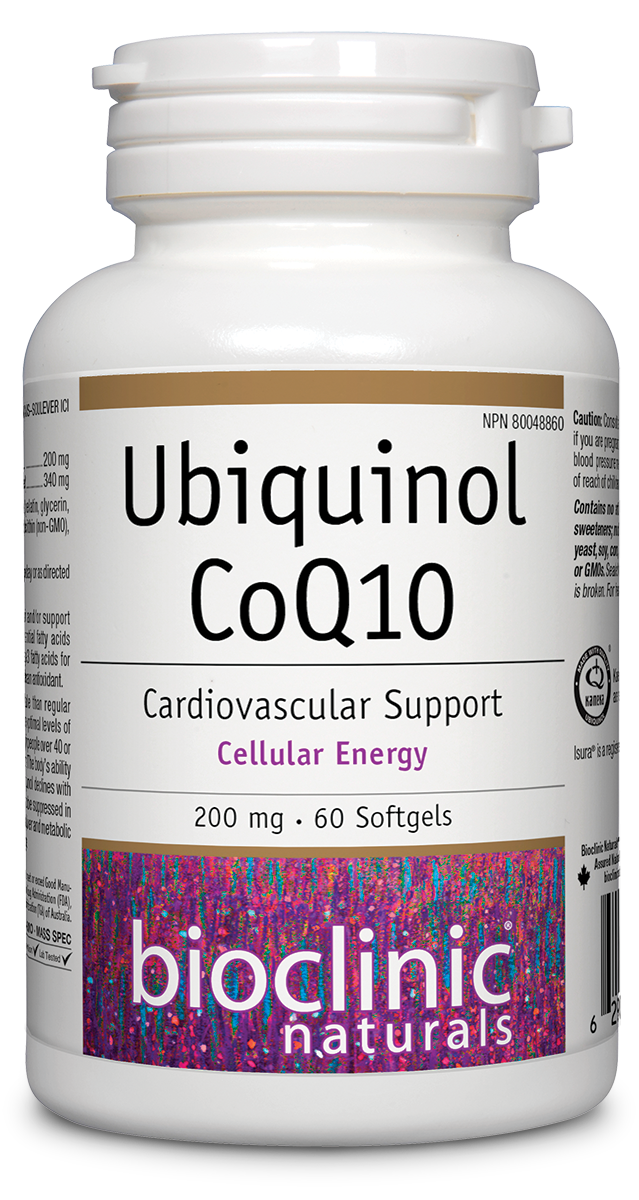 BioClinic   Ubiquinol CoQ10 · 200 mg   60 Softgel