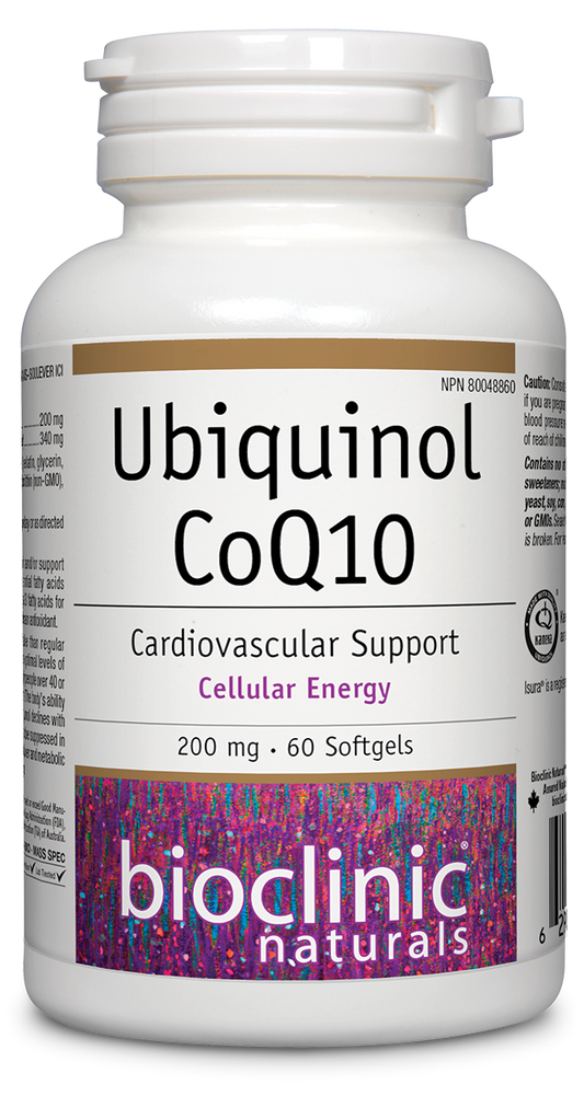 BioClinic   Ubiquinol CoQ10 · 200 mg   60 Softgel