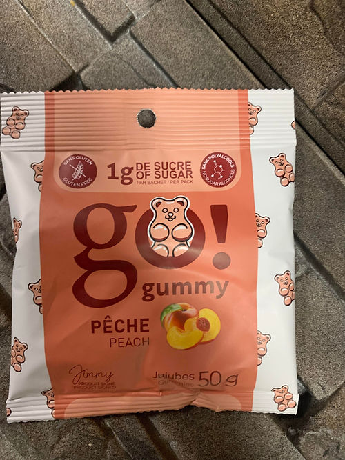 Go Nutrition-Go Gummy - Peach 12 x 50g