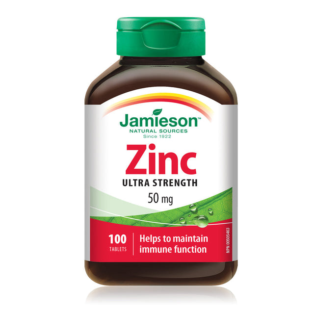 Jamieson    JMS Zinc 50mg 100's    100Tablets