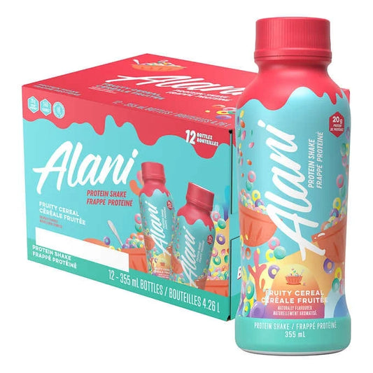 Alani Nu Protein Shake 30 GR Fruity Cereal 355 mL-Case of 12