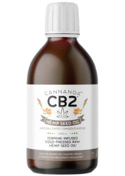 Cannanda CB2® Hemp Seed Oil (Sweet Ginger flavour)_240 mL